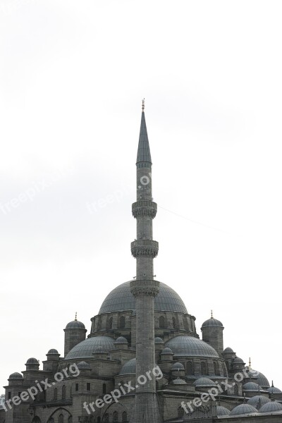 Cami Minaret Dome Istanbul Turkey