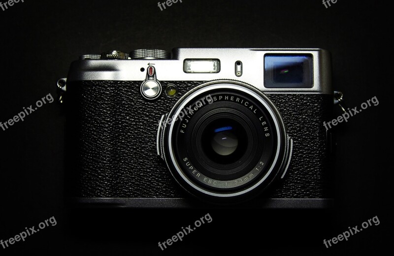 Fuji Camera X100 Next To The Shaft Film