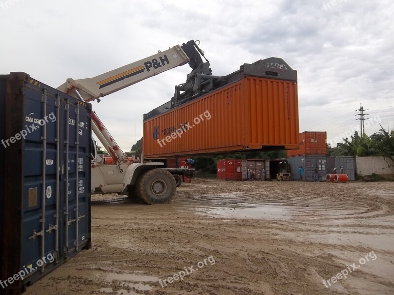 Container Port Industry Trade Transportation