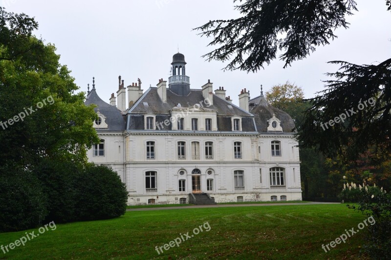 Château Parc De La Briantais Saint Malo Tourist Town Old Building Heritage