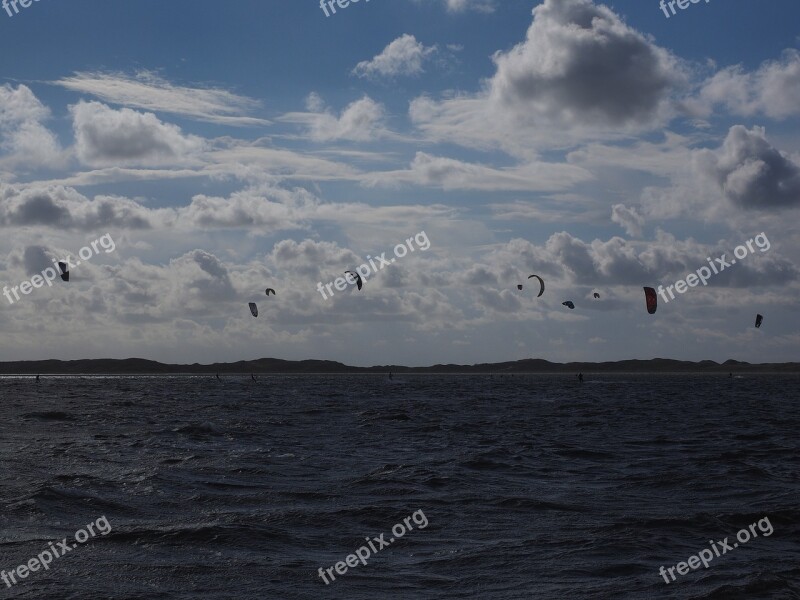 Kite Surfing Kitesurfer Kiteboarding Steering Kite Sailing Sporty