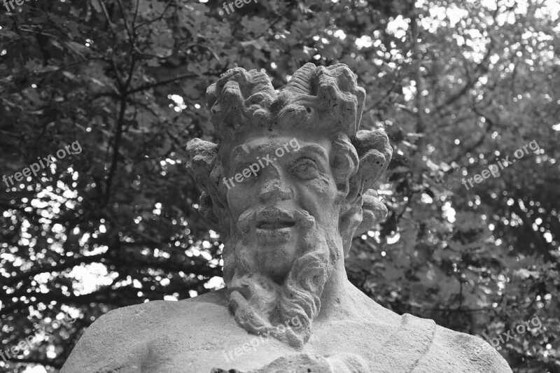 Statue Cupid God Love Parc De La Briantais Saint Malo