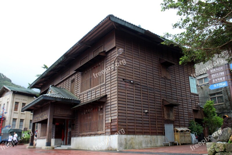 Jinguashih Landscape Log Cabin Police The Police Station