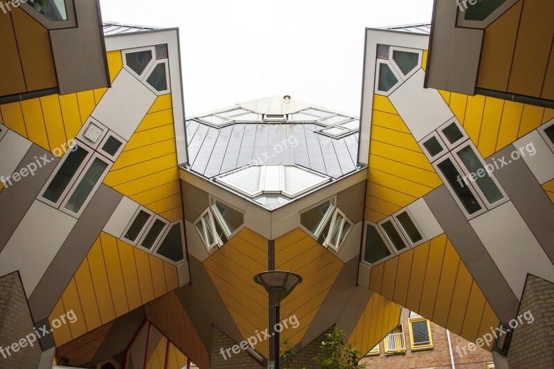 Rotterdam Cube Houses Modern Building Architecture Cube House