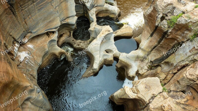 Water Nature Rock Blue Summer