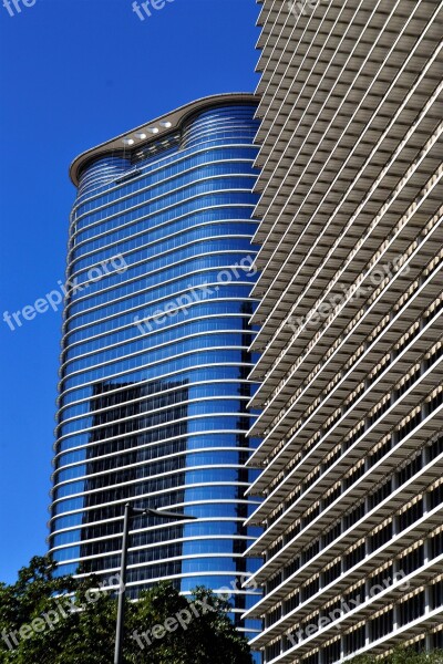 Office Buildings Houston Texas Downtown Usa