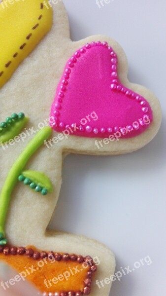 Heart Pearl Cookie Free Photos