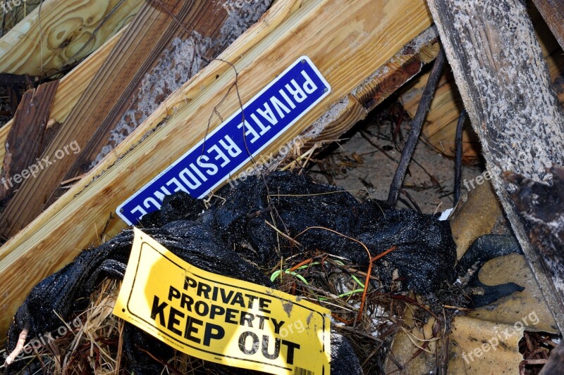 Beach Debris Cleanup Hurricane Irma Destruction Damage