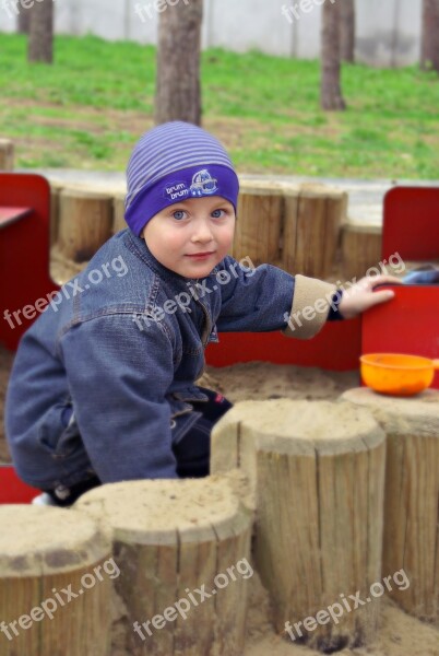 Boy Smile Park Stroll Baby