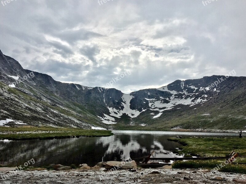 Mount Evans Colorado Mountain Lake Summit Lake Park