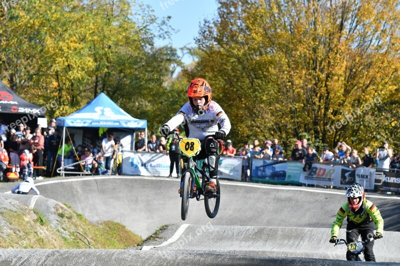 Bmx Race Action Cyclists Rad-bundesliga