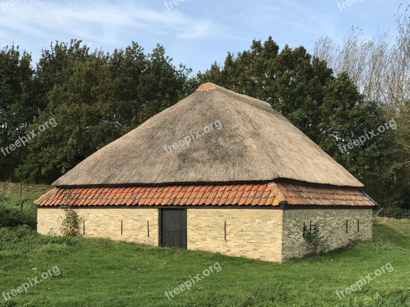 Thatched Sheep Barn North Sea Free Photos