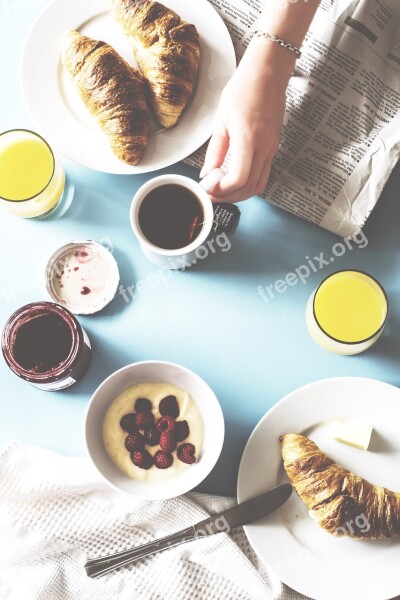 Breakfast Eat Meal Table Muesli