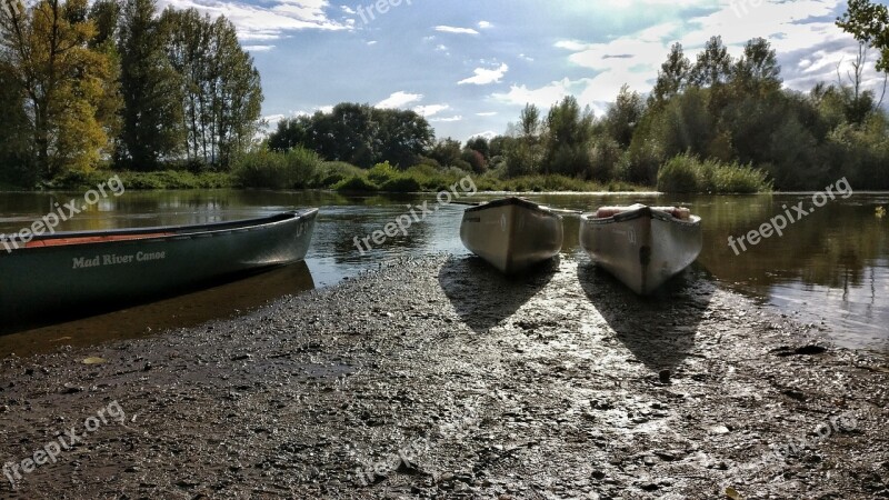 Canoeing Lake Mud Free Photos