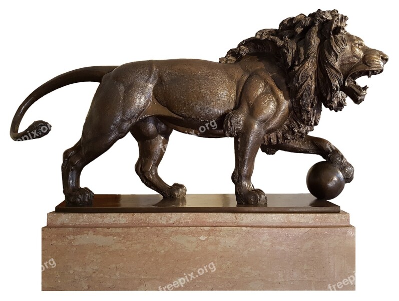 The Lion Statue Bronze Free Photos