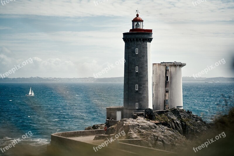 Brittany Lighthouse Brittany Coast Free Photos