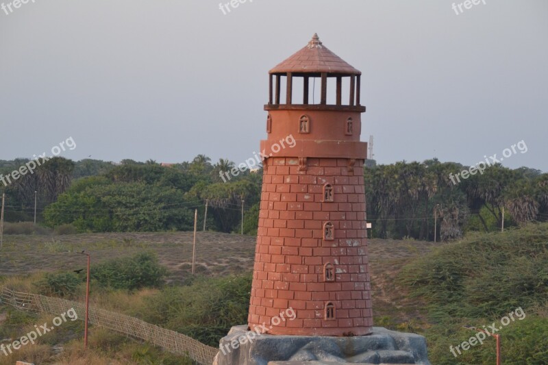 Mini Light House Sun Set Go Free Photos