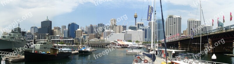 Australia Sydney Port Panorama Architecture