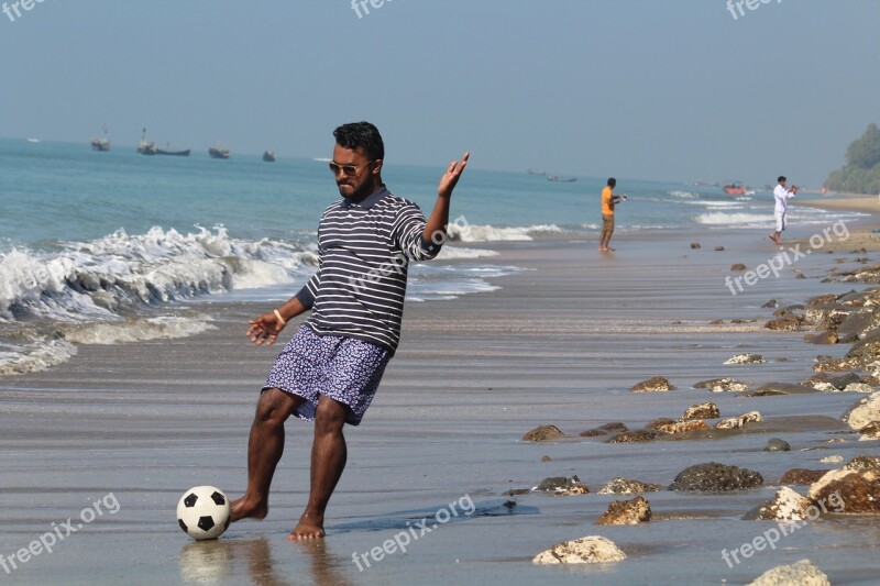 Beach Beach Footbal Saint-martin Free Photos