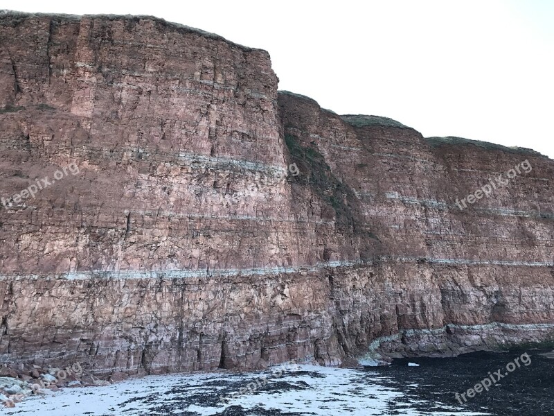 Helgoland Cliff Sea Island North Sea Sea