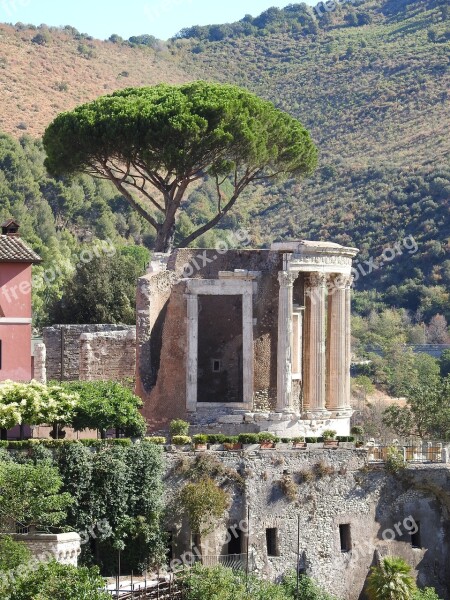 Tivoli Kitchen God Temple Italy Free Photos