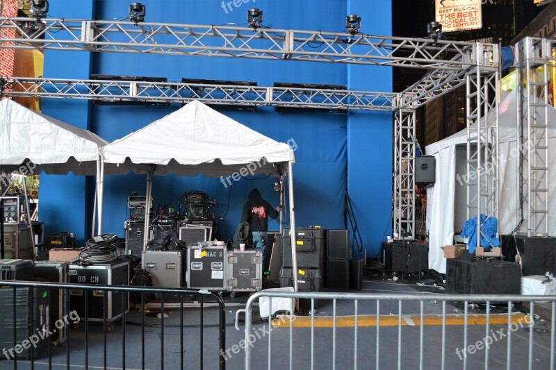 Backstage Manhattan Performance Stage Equipment