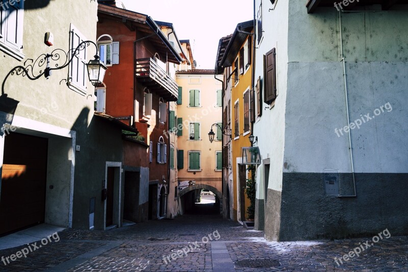 Historic Center Italy Riva Garda Alley