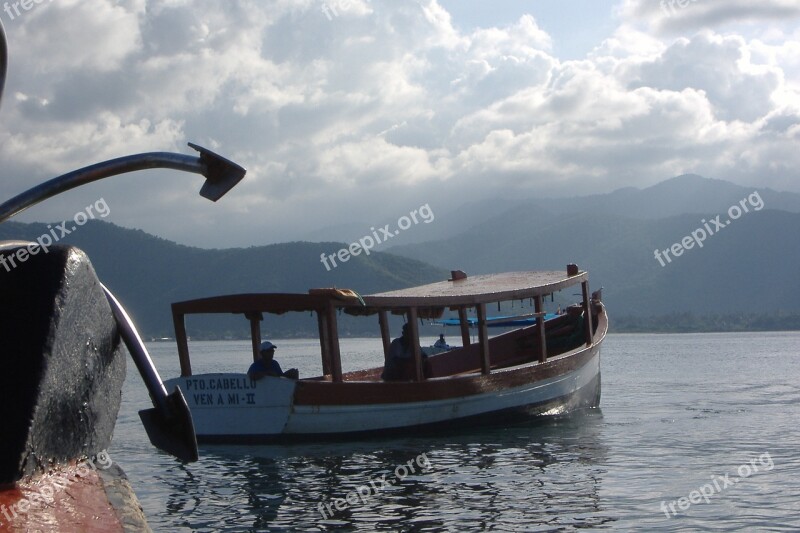 Boat Sea Caribbean Holiday Venezuela