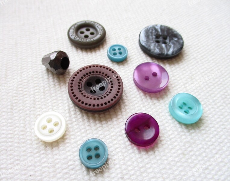 Buttons Needlework Design Hobby Textiles