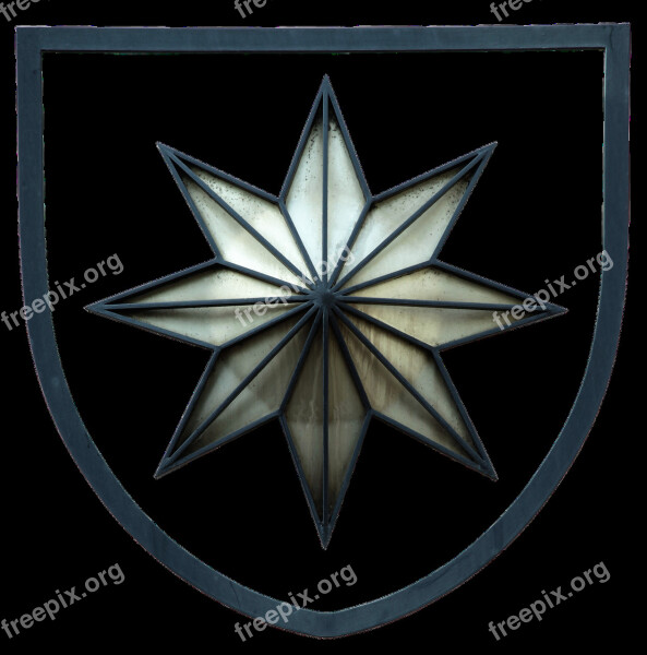 Coat Of Arms Star Star Of Waldeck Metal Blacksmithing