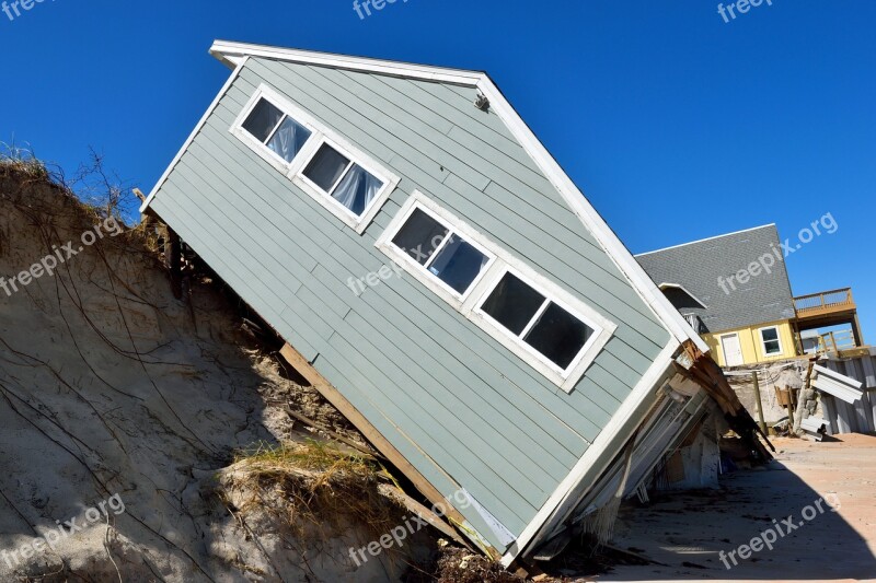 Hurricane Irma Home Destruction Weather House Damage