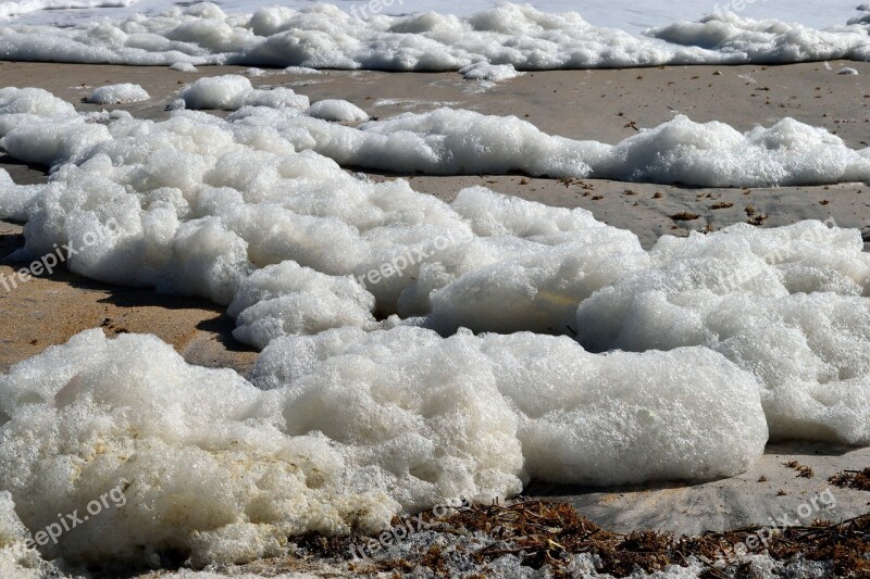 Ocean Foam Ocean Water Background Backdrop