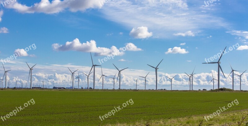 Wind Farm Power Station Wind Power Wind Energy Free Photos