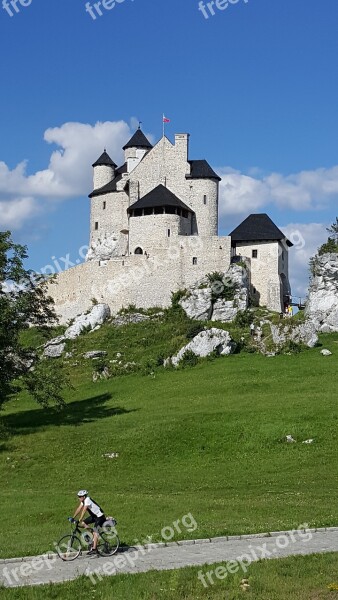 Castle Bobolice Poland Free Photos