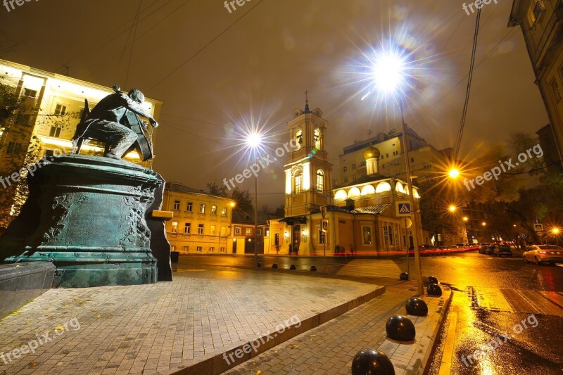 Church Temple Moscow Russia Russian Federation