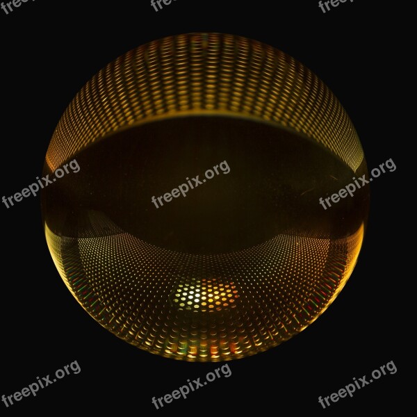 Photo Sphere Glass Ball Ball Perforated Sheet Round