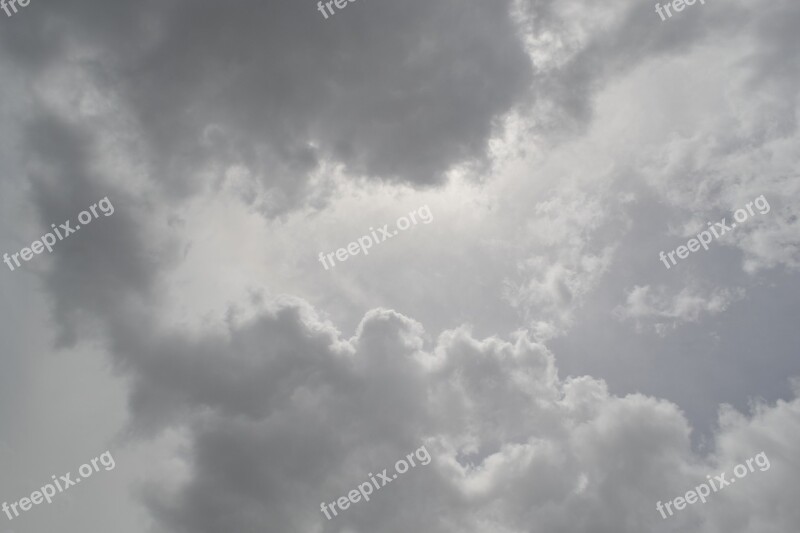 Clouds Grey Sky Heavenly Heaven Weather