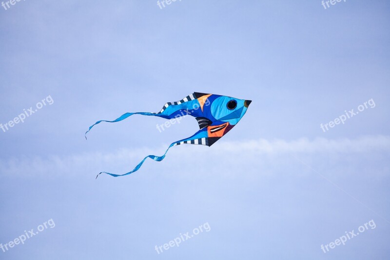 Kite Dragon Autumn Wind The Sky