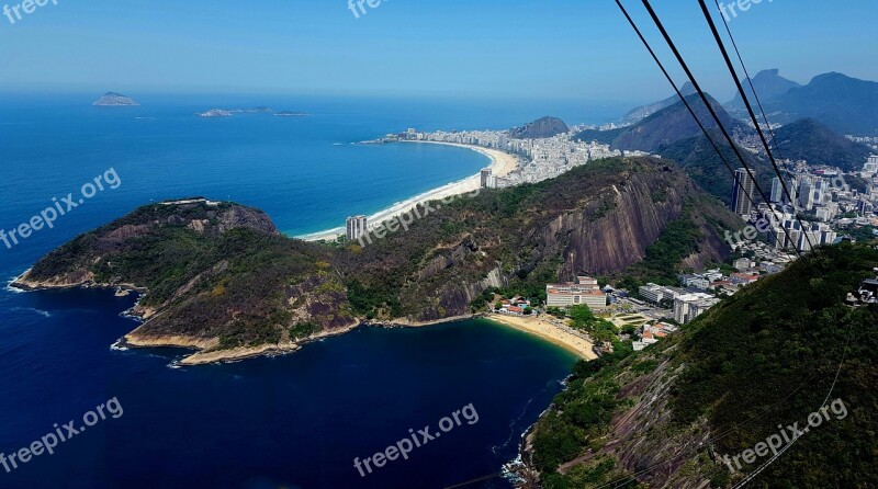 Brazil The Hit Was As Bread Three Car Copacabana Beach Free Photos