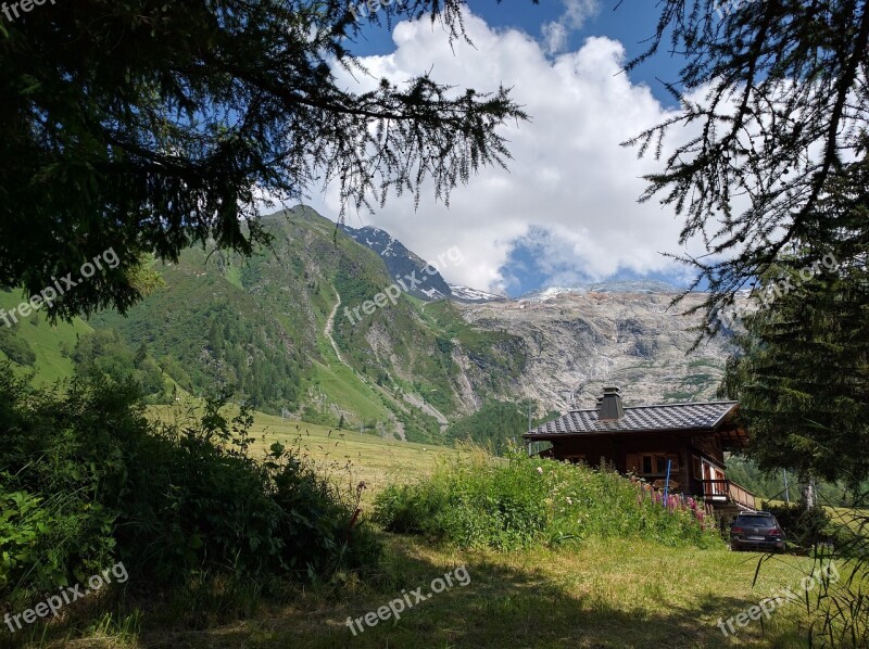 Chamonix French Alpes France Landscape Ski