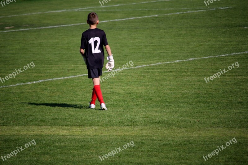 Goalkeeper Football Boy Player Players