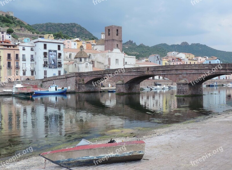 Sardinia City Bridge Boat Vacations Free Photos