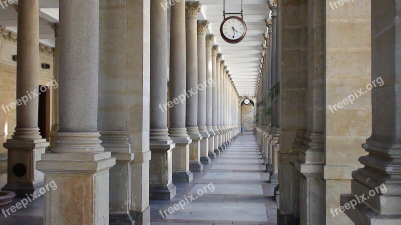 Karlovy Vary Millstone Colonnade Portico Free Photos