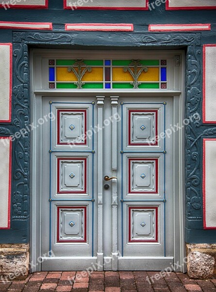 Door Oak Door Old Middle Ages Input