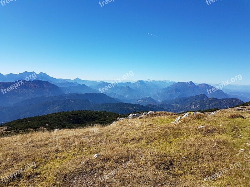 Outlook Alm Mountains Mountain Landscape Good View