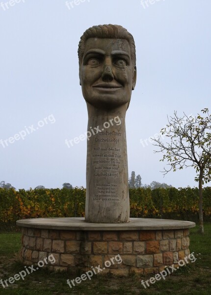 Steinmann Monument Vineyard Statue Free Photos