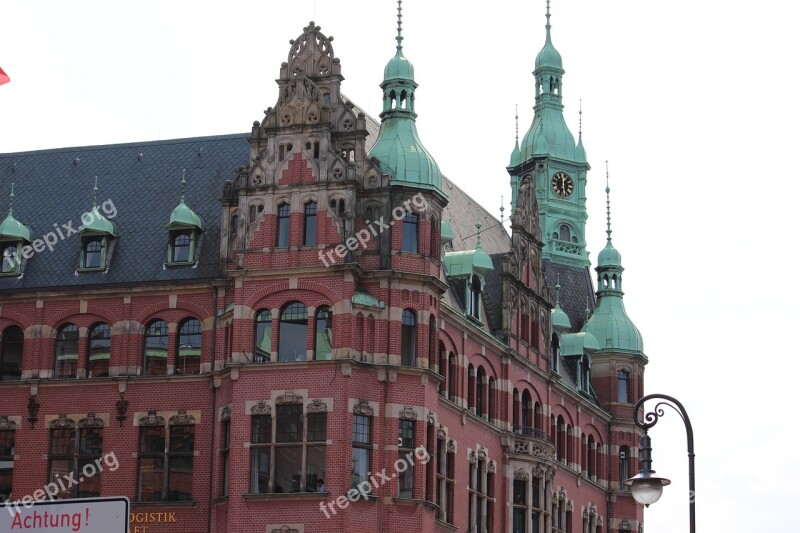 Speicherstadt Hamburg Brick Old Speicherstadt Building