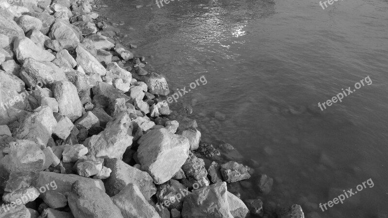 Rocky Shore Rocks On The Shore Shore Water The Shore Of The Lake Bank