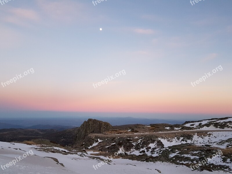 Serra Da Estrela Snow Holidays Landscape Mountain