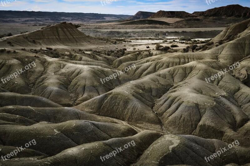 Desert Spain Bardenas Free Photos